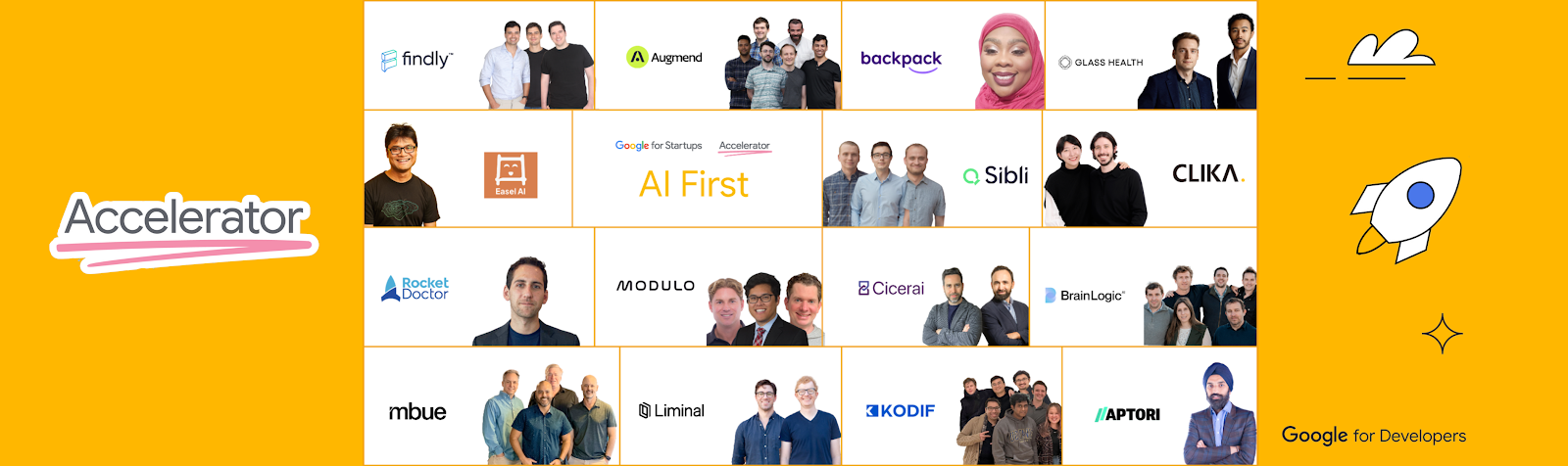 Meet the inaugural cohort of our Google for Startups Accelerator: AI First North America